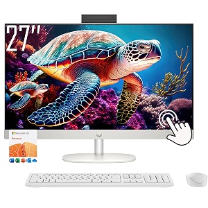 HP 27 All-in-One Touch Screen Desktop with