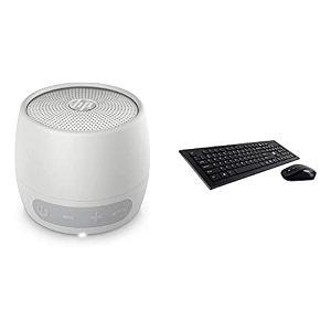 hp 360 mono portable silver bluetooth speaker with built-in microphone ip54 dust and water resistance 2d801aa usb wireless spill resistance keyboard and mouse