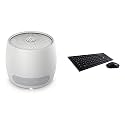 HP 360 Mono Portable Silver Bluetooth Speaker with Built-in Microphone Ip54 Dust and Water Resistance (2D801AA) USB Wireless Spill Resistance Keyboard and Mouse