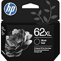 HP 62XL Black High-Yield Ink Cartridges | Works with Envy 5540, 5640, 5660, 7640, OfficeJet 5740, 8040, Mobile 200, 250 | C2P05AN | Packaging May Vary