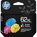 HP 62XL Tri-Color High-Yield Ink | Works with Envy 5540, 5640, 5660, 7640, OfficeJet 5740, 8040, Mobile 200, 250 | C2P07AN | Packaging May Vary
