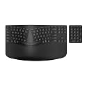 HP 960 Ergonomic Wireless Keyboard/Multi-Device/Soft Touch Palm Rest/Bluetooth/Swift Pair/OS Auto-Detection/Negative tilt/Split keyframe/Separate numpad