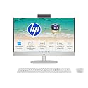 HP All-in-One, Intel Processor N200 (8GB DDR4, 512GB SSD) FHD, IPS, Anti-Glare, 23.8''(60.5cm), Win11, M365* Office 24, Shell White, 5.26kg, FHD IR tilt Camera, 24-cr0302in Desktop