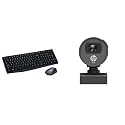 HP CS10 Wireless Keyboard Mouse Combo/2.4 GHz Wireless Connection/Ergonomic Design/Energy and Electr