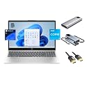 HP Daily Essential Laptop, 15.6" FHD, 8-Core Intel i3-N305 (Beats i5-1135G7), 16GB RAM, 1TB SSD + 256GB Portable SSD, FP Reader, Webcam, KeyPad, WiFi 6, 3-in-1 External Storage Bundle, Win 11 Pro