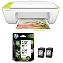 HP DeskJet 2138 All-in-One Ink Advantage Colour Printer 680 Black Ink Cartridges Twin Pack (X4E79AA)