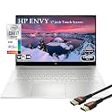 HP Envy Laptop 17 inch Touch Screen, Windows 11, Intel i7-1255U 10 Core, FHD 300Nits 100% sRGB Display, Backlight Keyboard, Thunderbolt 4 USB Type-C, Wi-Fi 6E, HDMI Cable (32GB RAM | 1TB PCIe SSD)
