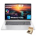 HP Flagship 17inch Laptop Computer, 17.3" HD+ 250 Nits IPS Display, Intel 8-Core i3 N305 CPU, Fast Charge, Wifi6, Win 11 Pro, for Business and Students (16GB RAM | 512GB SSD)