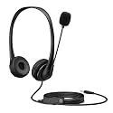 HP G2 Stereo Wired Headset with Quick 3.5mm connectivity, Noise-Cancellation, Flexible Boom mic, in-line Volume Controls, and Great Chromebook Compatibility. 1-Year Warranty (428H6AA)