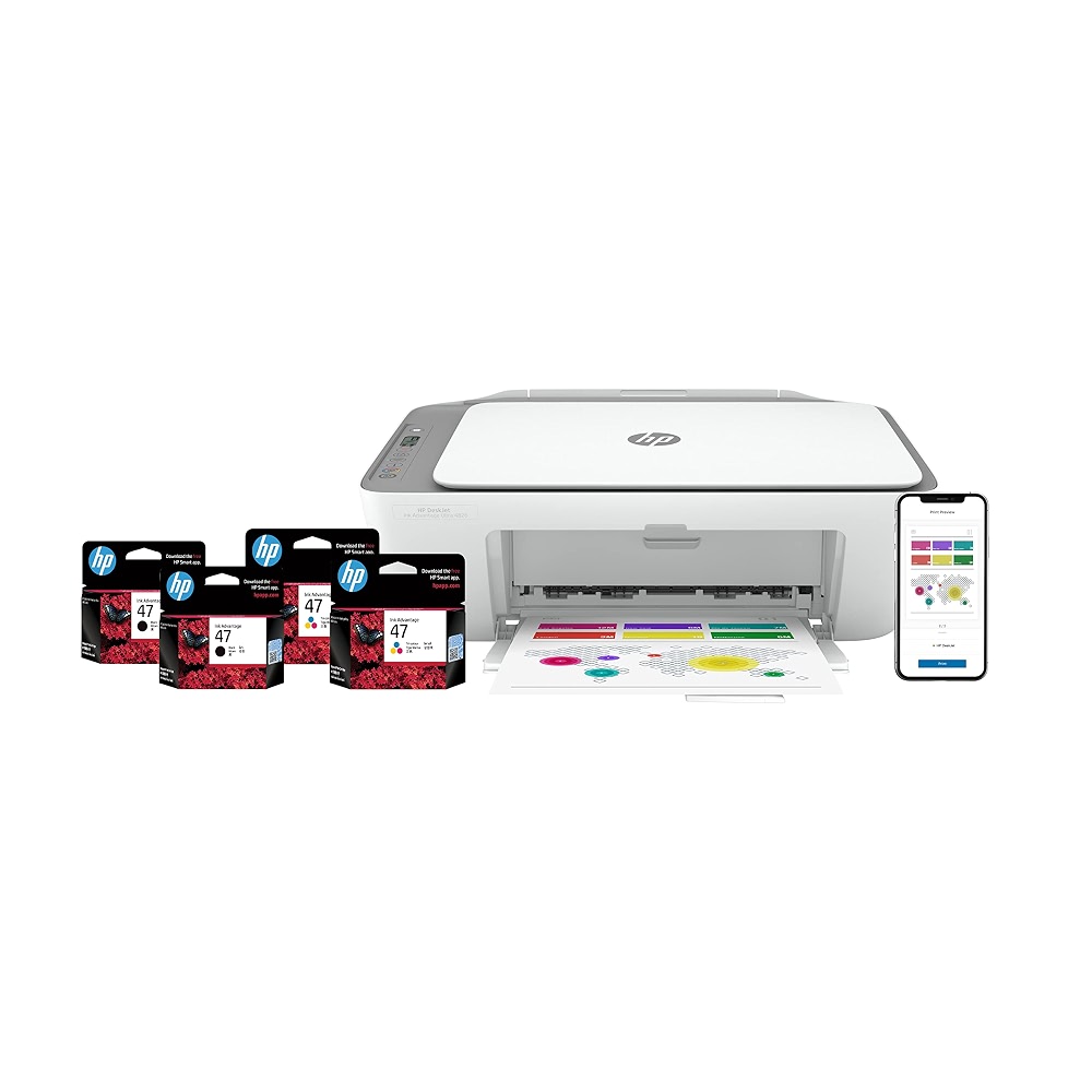 Set 81p HP Ink Advantage Ultra 4826 Print, Copy, Scan, Self Reset Dual Band ...