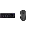 HP K300 Backlit Membrane Wired Gaming Keyboard