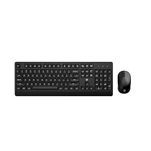 hp km250 wireless keyboard and mouse combo 12 multimedia shortcut keys 1000 dpi optical mouse spill-resistant keyboard usb nano receiver plug and play 3 years warranty