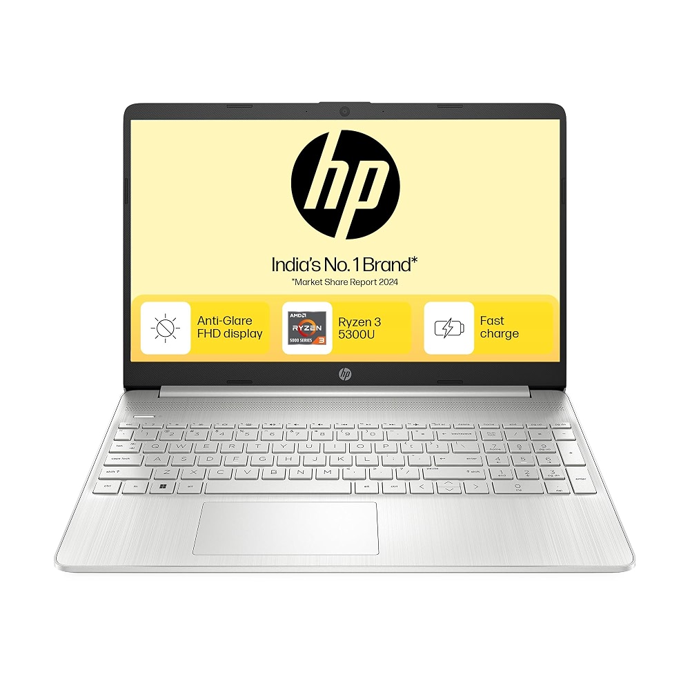HP 15s, AMD Ryzen 3 5300U Laptop(8GB DDR4, 512GB SSD), 15.6 inch