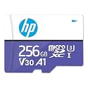 HP mx330 256GB Class 10 U3 V30 A1 microSD Flash Memory Card for Expanded On-Board Memory - 100MB/s, 4K Ultra HD, UHS-I, Micro SD