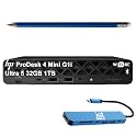 HP ProDesk 4 Mini G1i Desktop (Intel Ultra 5 235T (> Ultra 7 165U), 32GB DDR5, 1TB SSD) Alternative to EliteDesk, Business AI PC, MFF, DisplayPort, 3-Yr WRT, USB C HUB, No Keyboard & Mouse, Win 11 Pro