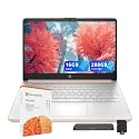 HP Stream 14" HD Laptop, Intel Processor N150, 16GB RAM, 288GB Storage(128GB UFS+160GB Docking Station Set), Intel Graphics, 1 Year Office 365, Copilot, Fast Charge, Wi-Fi 6, Win 11 S, Gold