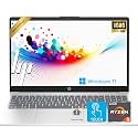 HP Touchscreen 15.6" FHD Business Laptop Computer | 2026 Edition | AMD Ryzen 5 (Up to 4.3GHz) | 8GB DDR5 RAM, 2TB PCIe SSD | AI Copilot Key | Windows 11 with Office 365 for The Web • w/o Mouse
