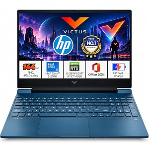 hp victus gaming intel core 5 210h 6 gb-nvidia rtx 4050 24gb ddr5 512gb ssd fhd 144hz 300 nits ips 1563939396 cm win11 m365 office24 backlit keyboard performance blue 229kg fa2508tx