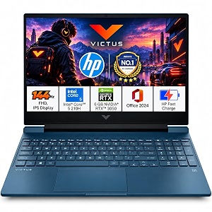 hp victus gaming intel core 5 210h 6gb-nvidia rtx 3050 24gb ddr5 512gb ssd fhd 144hz 300 nits ips 1563939396 cm win11 m365 office24 backlit keyboard performance blue 229kg fa2558tx