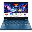 HP Victus Gaming (Intel Core 5 210H, 6 GB-NVIDIA RTX 4050 (24GB DDR5, 512GB SSD) FHD, 144Hz, 300 nits, IPS, 15.6''/39.6 cm, Win11, M365* Office24, Backlit Keyboard, Performance Blue, 2.29kg) FA2508TX