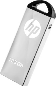 hp x220z 128 gb pen drive compatible with mobile laptop desktop computer audio player usb 20 metal case silver