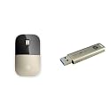 HP Z3700 Wireless Optical Mouse with USB Receiver and 2.4GHz Wireless Connection/ 1200DPI / 16 Month
