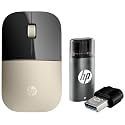 HP Z3700 Wireless Optical Mouse with USB Receiver and 2.4GHz Wireless Connection/ 1200DPI / 16 Months Long Battery Life/Ambidextrous and Slim Design &amp; USB 3.2 32GB Type C OTG Flash Drive