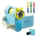 Hideal HP60 IPS Microscope for Kids: [Auto On &amp; Off] [3-in-1] 2" Portable Handheld Microscope Miniscope, Pocket Mini Scope Educational Science Kit, Christmas Birthday Gifts for Kids, PC View, Blue