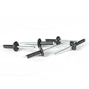 HPL Facade Fixing Colour Rivets - Dark Grey - RAL 7022, Size - 4.8 * 19 * 14MM (200Pcs Per Box) Ideal for Dark Grey Sheet