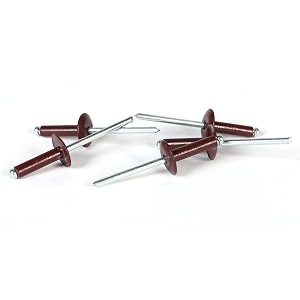 hpl rivets 48  19  14 mm 200 pcs per box 48 kanha ceremic studio 19  14 mm chestnut brown ral 8015
