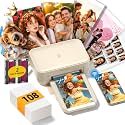 HPRT Photo Printer 4x6 with 108 Sheets Photo Paper &amp; 2 Ribbons