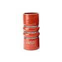 HPS CAC-400-HOT Silicone High Temperature 4-ply Aramid Reinforced Charge Air Cooler CAC Hose Hot Side, 100 PSI Maximum Pressure, 6" Length, 4" ID, Orange