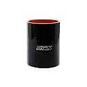 HPS HTSC-450-L4-BLK Silicone High Temperature 4-ply Reinforced Straight Coupler Hose, 45 PSI Maximum Pressure, 4" Length, 4-1/2" ID, Black