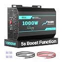 HQST 1000W Pure Sine Wave Inverter, GFCI Protection, 12V to 120V