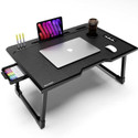 HR HARSH FASHION US COTTED BLACK LINE Wood Portable Laptop Table