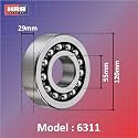 HRB Ball Bearing 6311