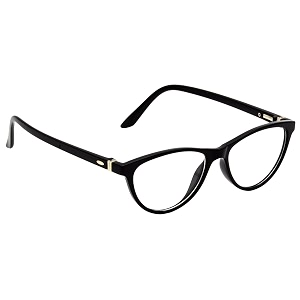 hrinkar black cat eye frames for women and girls stylish specs frame - hfrm-13