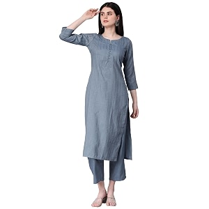 Hritika Self Design Viscose Rayon Kurta