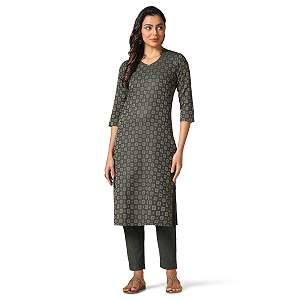 Hritika Self Design Viscose Rayon Kurta