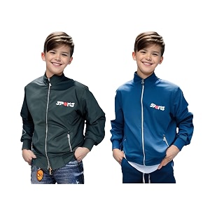 HRKK Kids Windcheaters Solid Polyester Blend Jackets