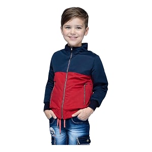 hrkk kids windcheaters solid polyester blend jackets for boys and girls 