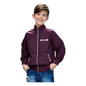 HRKK Kids Windcheaters Solid Polyester Blend Jackets