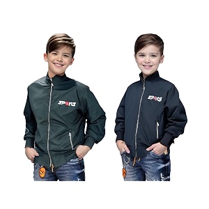 HRKK Kids Windcheaters Solid Polyester Blend Jackets