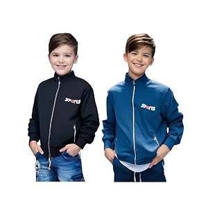 HRKK Kids Windcheaters Solid Polyester Blend Jackets