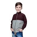 HRKK Kids Windcheaters Solid Polyester Blend Jackets for Boys and Girls |