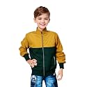 HRKK Kids Windcheaters Solid Polyester Blend Jackets for Boys and Girls |