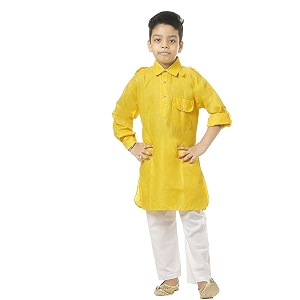 HRR Boys Pathani Suit in 100 Cotton