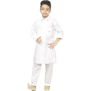 HRR Boys Pathani Suit in 100 Cotton
