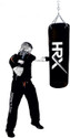 HRX 2 Feet (24 Inches) Filled Punching Boxing Bag Hanging Bag (2 Feet, 24 inch)