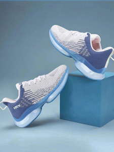 hrx by hrithik roshan coment phylon-sky-white walking shoes for men